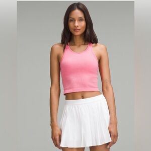 Lululemon 🏷️ Ebb to Street Cropped Racerback Tank - SAKP | size 10